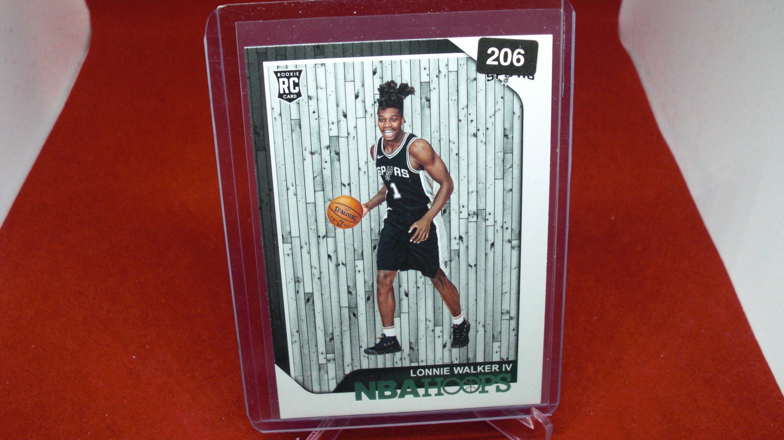 lonnie walker rookie no.256: in top loader