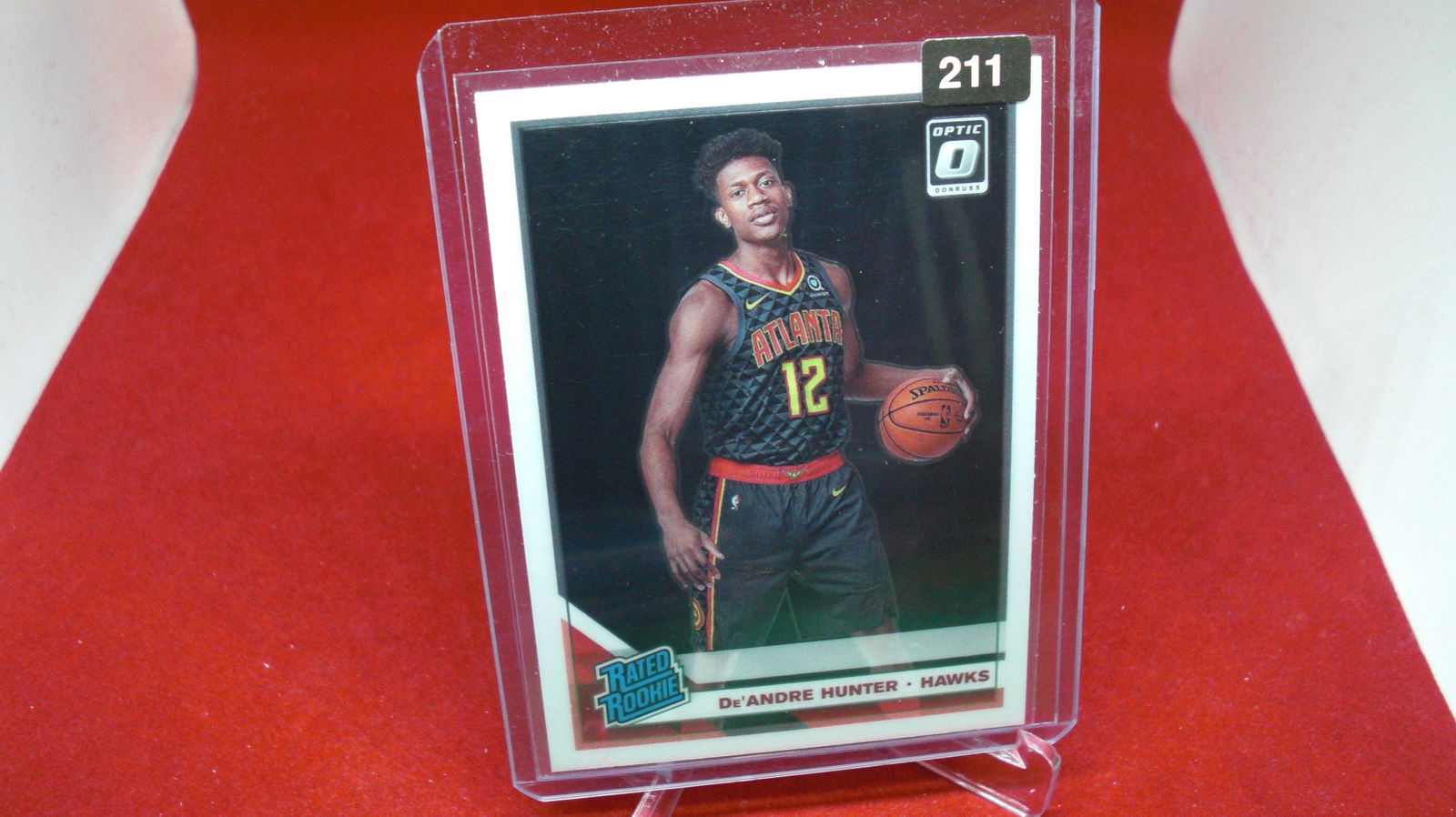 de'andre hunter rated rookie optic no.198 (1 of 1)