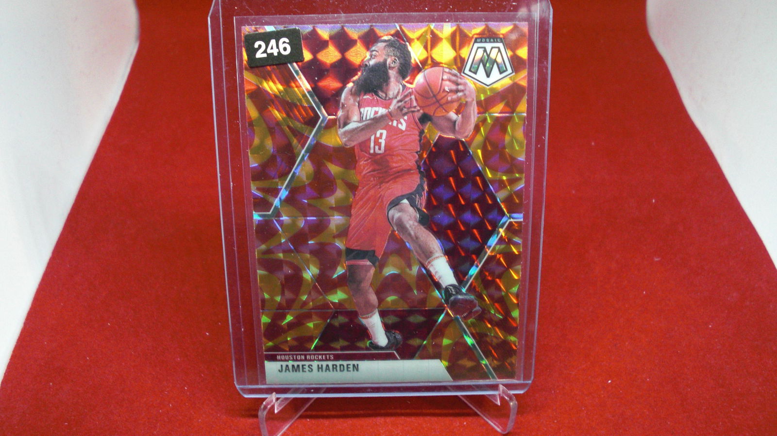 james harden organge mosaic no.114 (1 of 1)