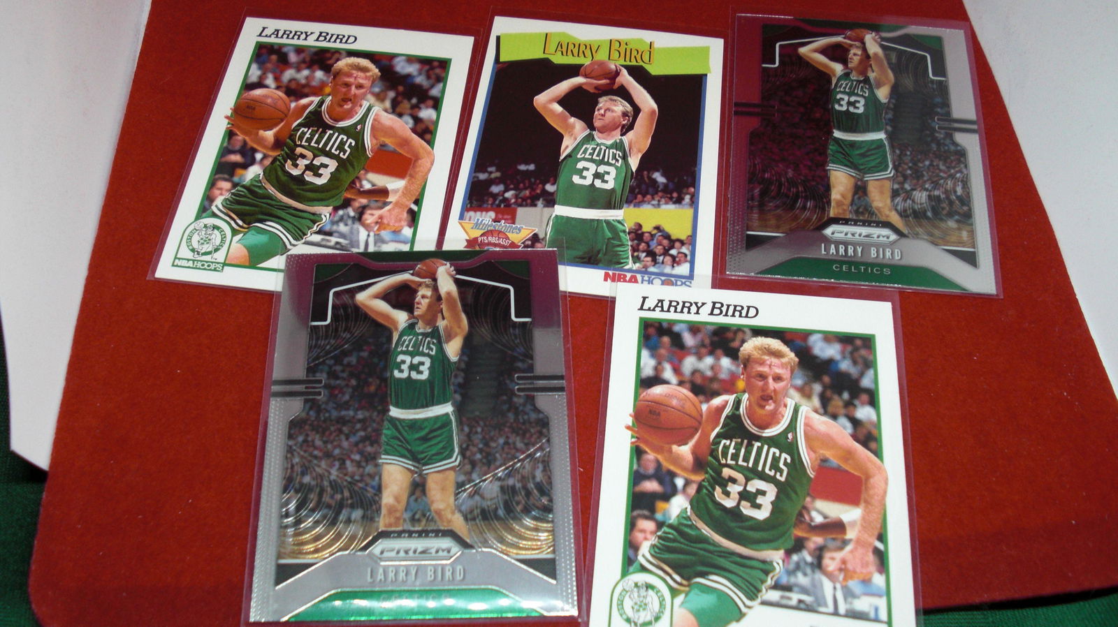 lot of 5 larry bird cards (1 of 1)