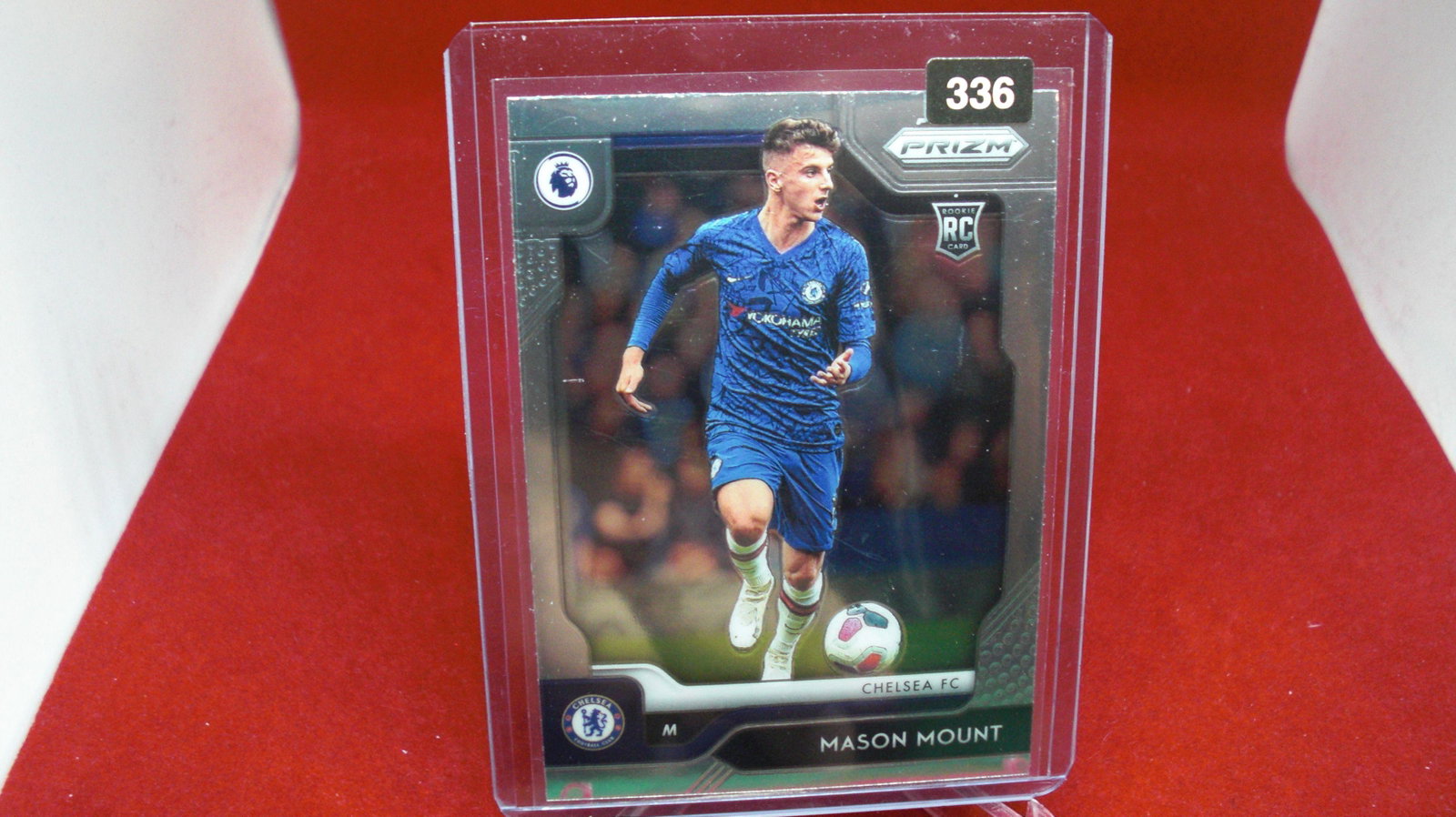 mason mount rookie prizm no.312: in top loader
