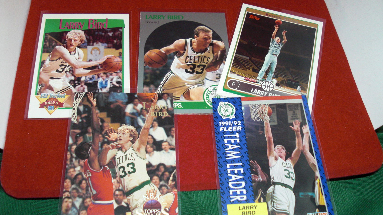 lot of 5 larry bird cards (1 of 1)