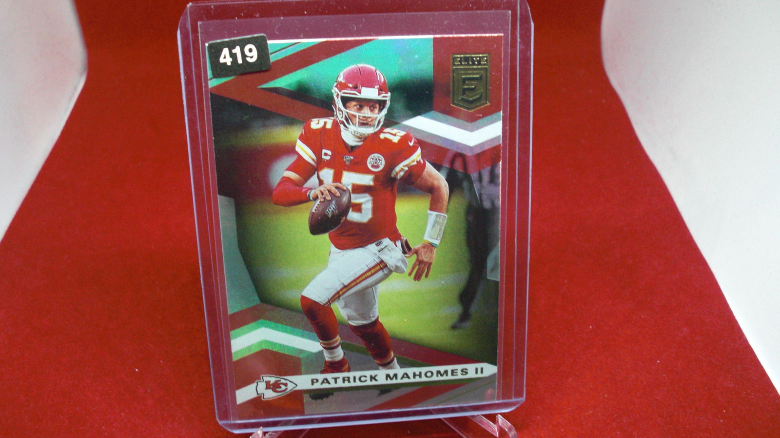 patrick mahomes no.1: in top loader