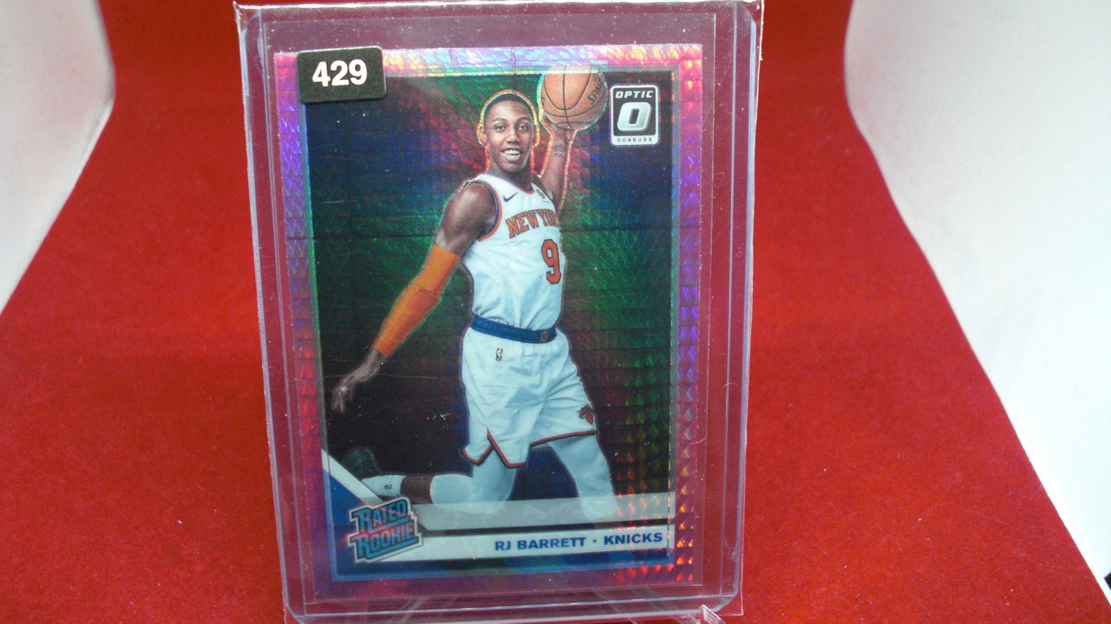 rj barrett rated rookie pink optic no.178 (1 of 1)