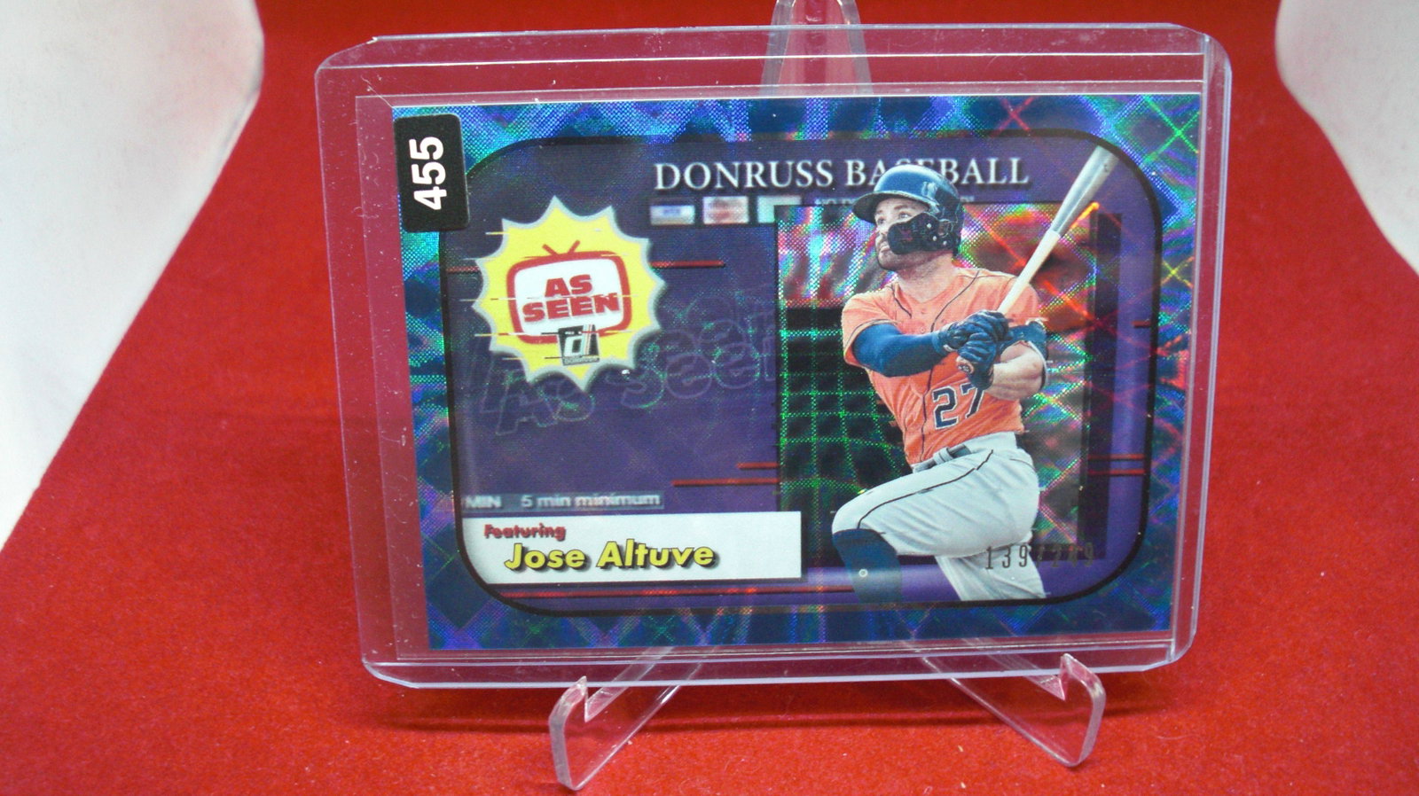 jose altuve as seen #139/249: in top loader
