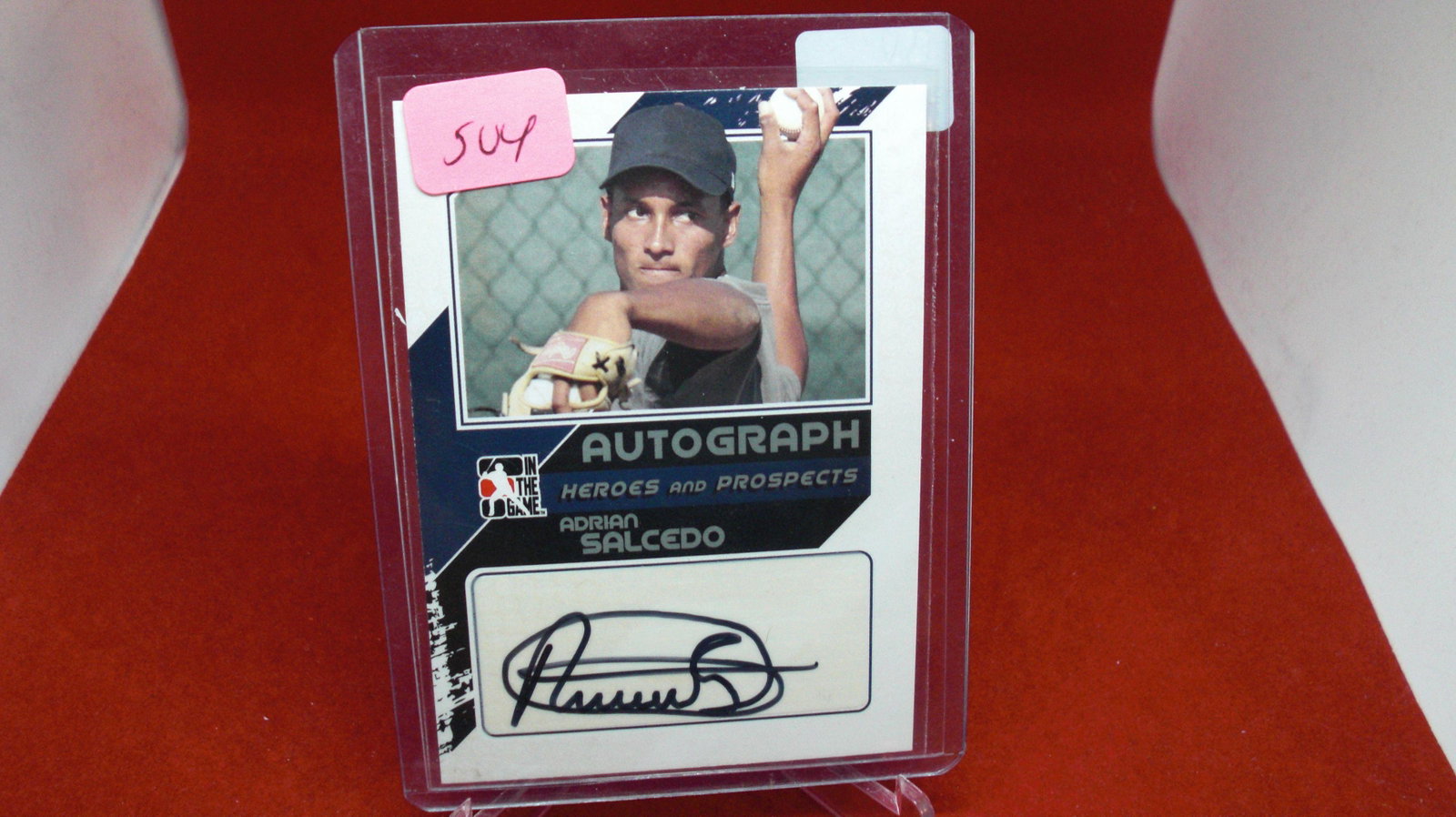 adrian salcedo signature: in top loader
