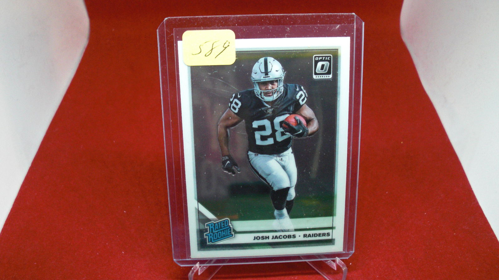 josh jacobs rated rookie optic no.158 (1 of 1)