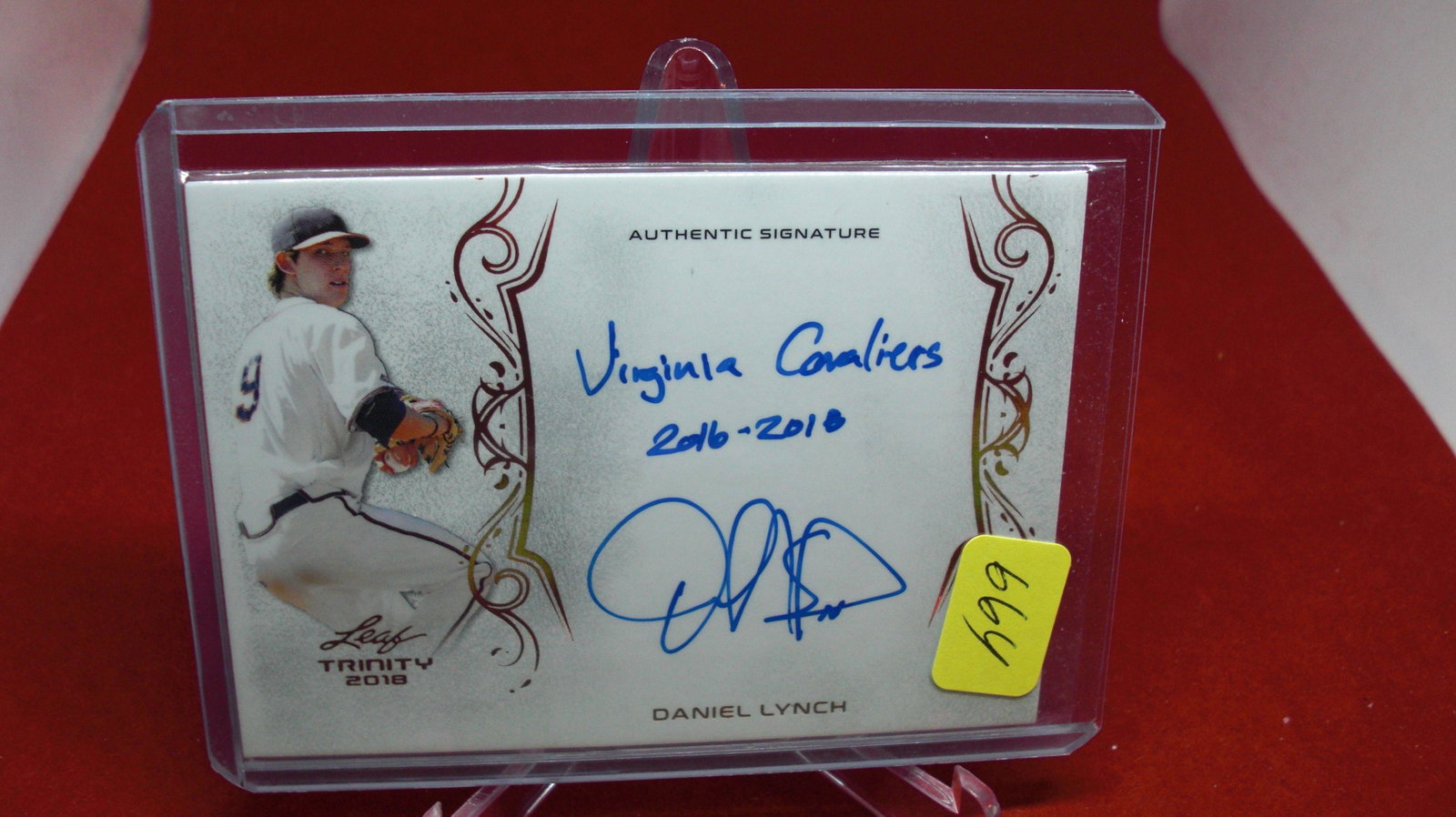 daniel lynch signature: in top loader