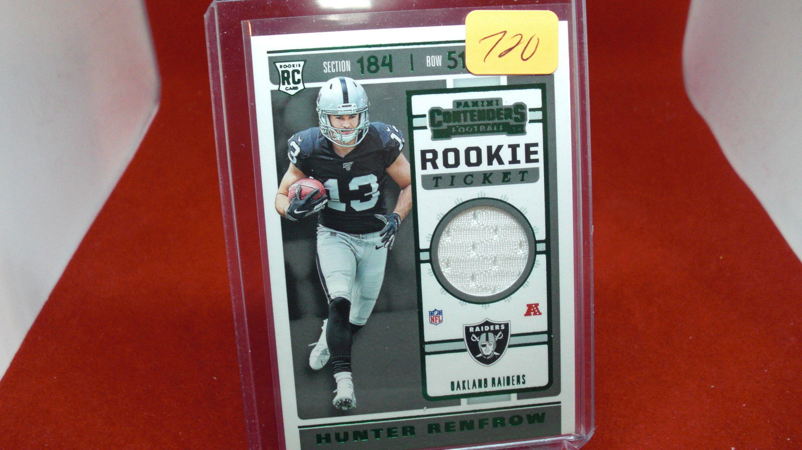 hunter renfrow jersey rookie (1 of 1)