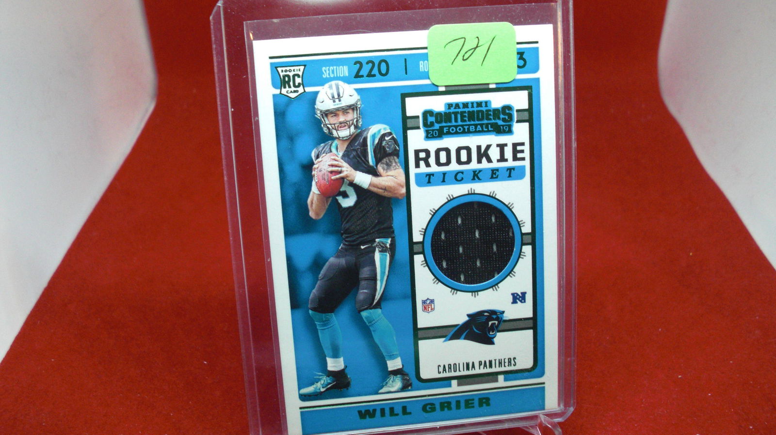 will grier rookie jersey (1 of 1)