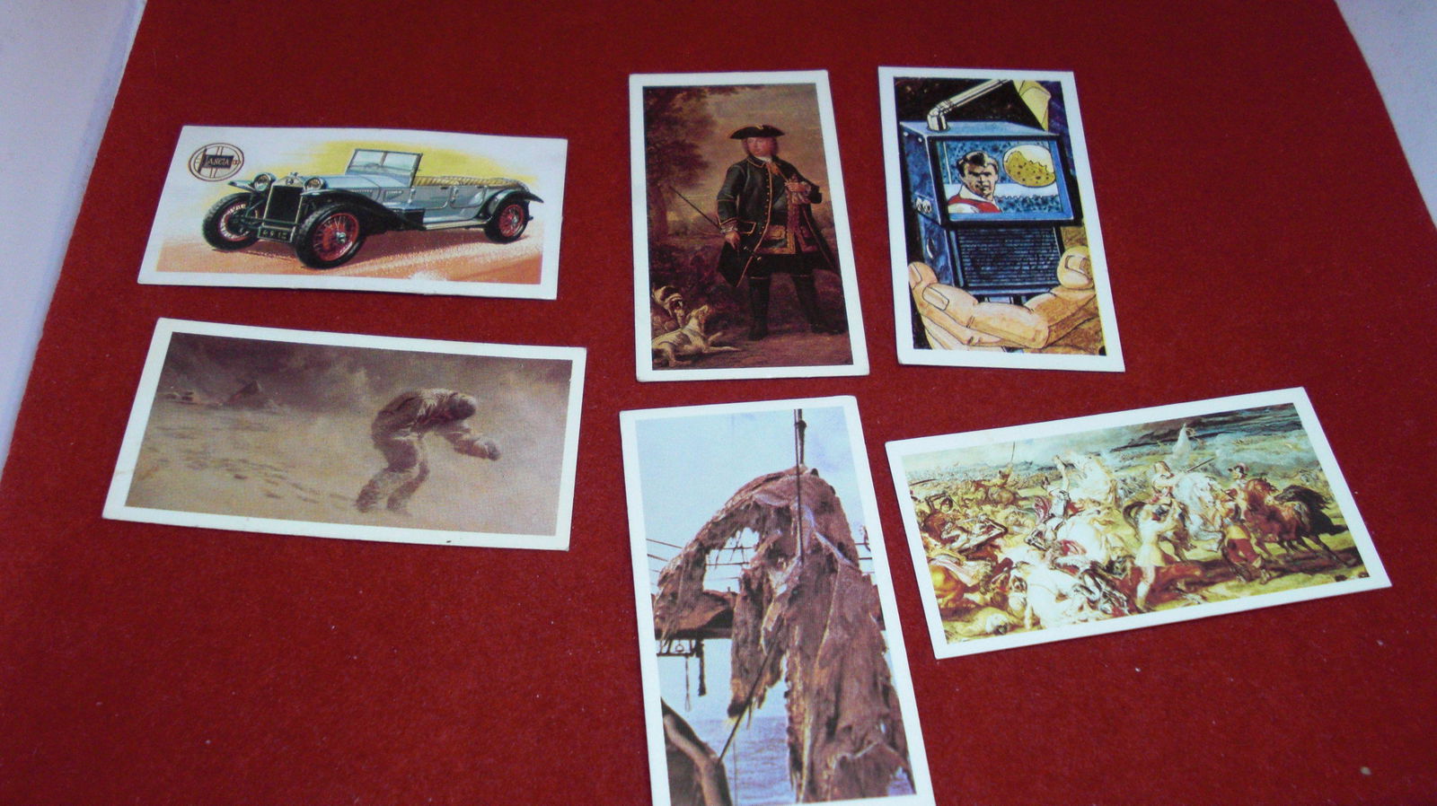 lot of 6 vintage tea cards (1 of 1)