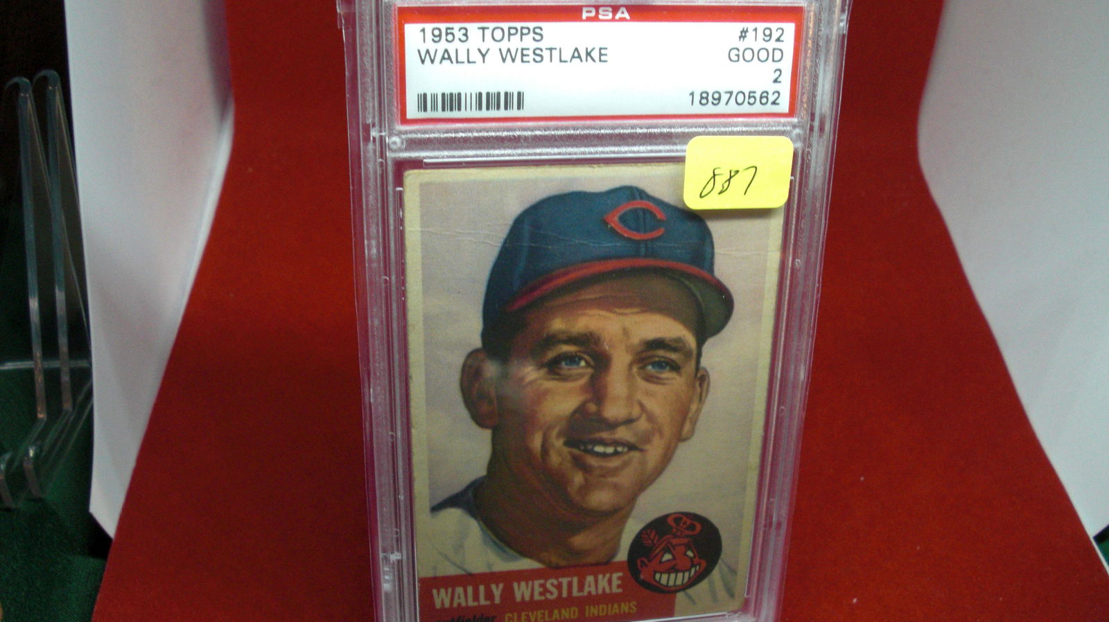 psa graded 1953 wally westlake good 2 (1 of 1)