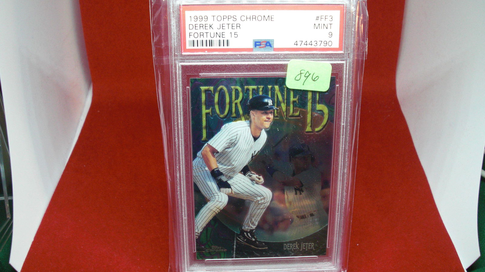 psa graded 1999 derek jeter mint 9 (1 of 1)