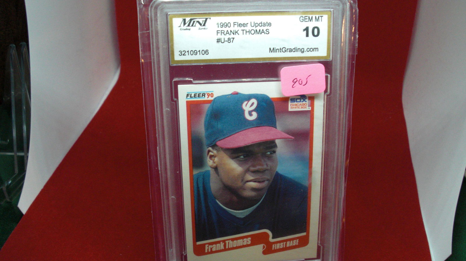 mint graded 1990 frank thomas mint 10 (1 of 1)