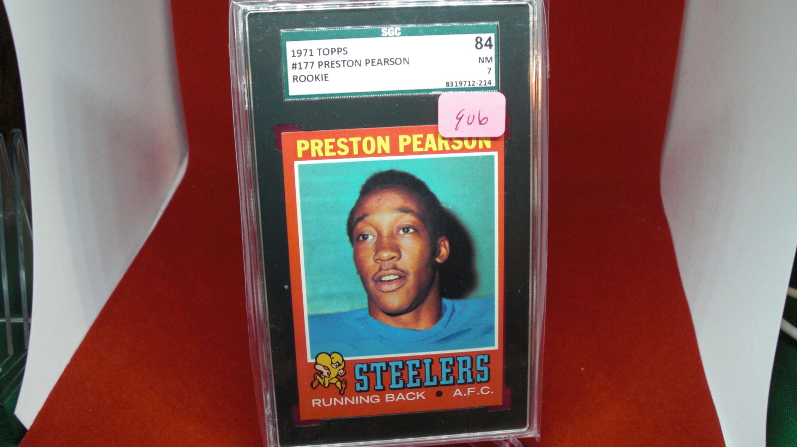 sgc graded 1971 preston pearson rookie mint 7: nice graded card