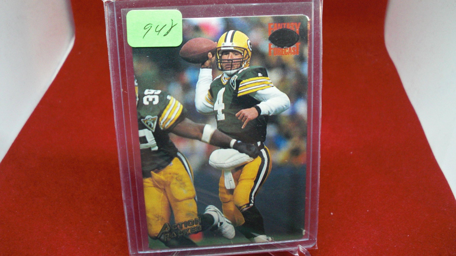 brett favre packers: in top loader