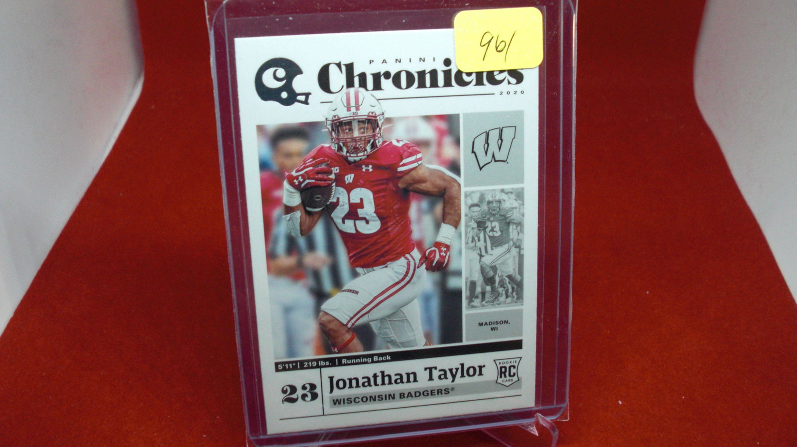 jonathan taylor: in top loader