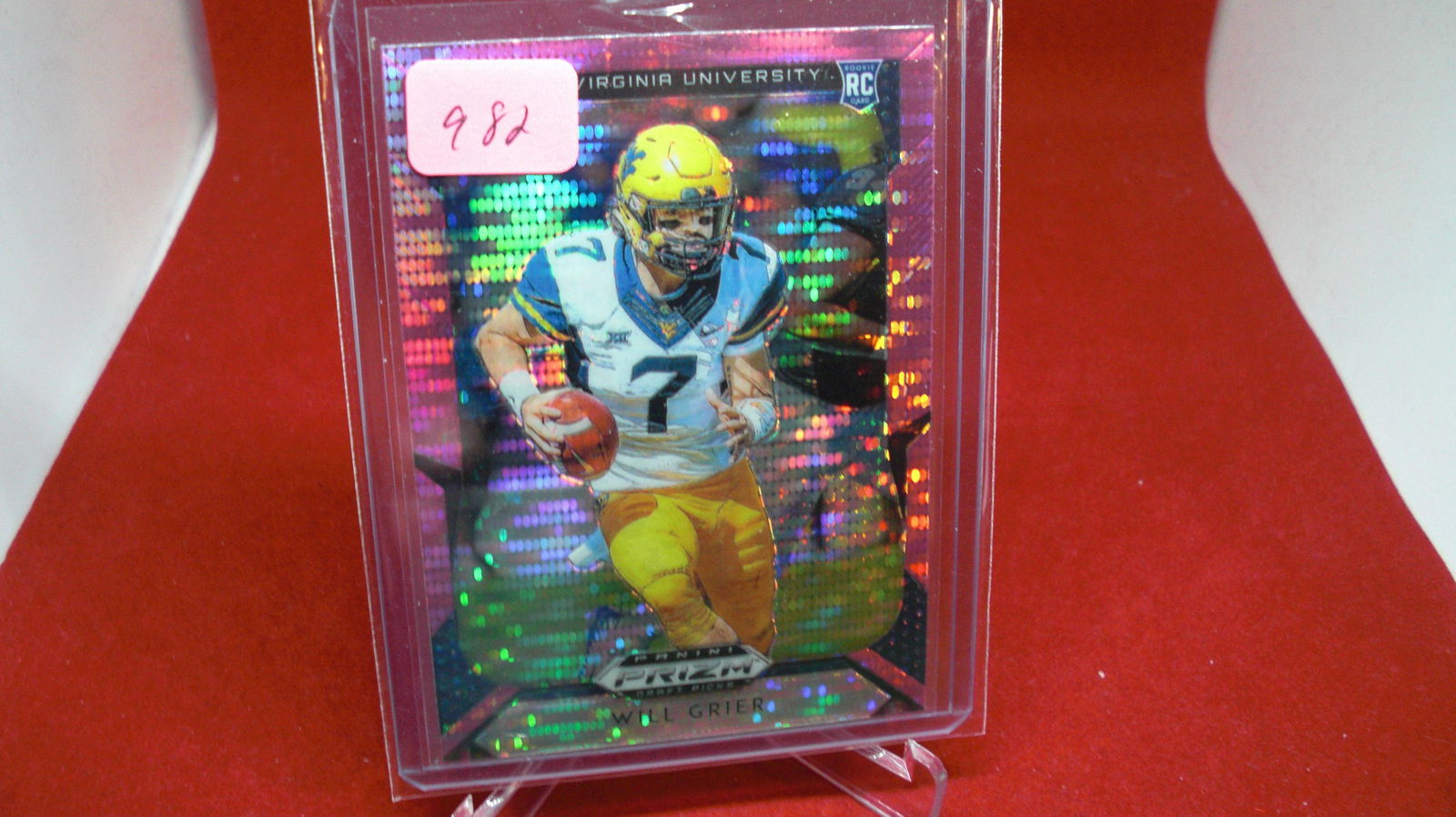 will grier pink prizm rookie (1 of 1)