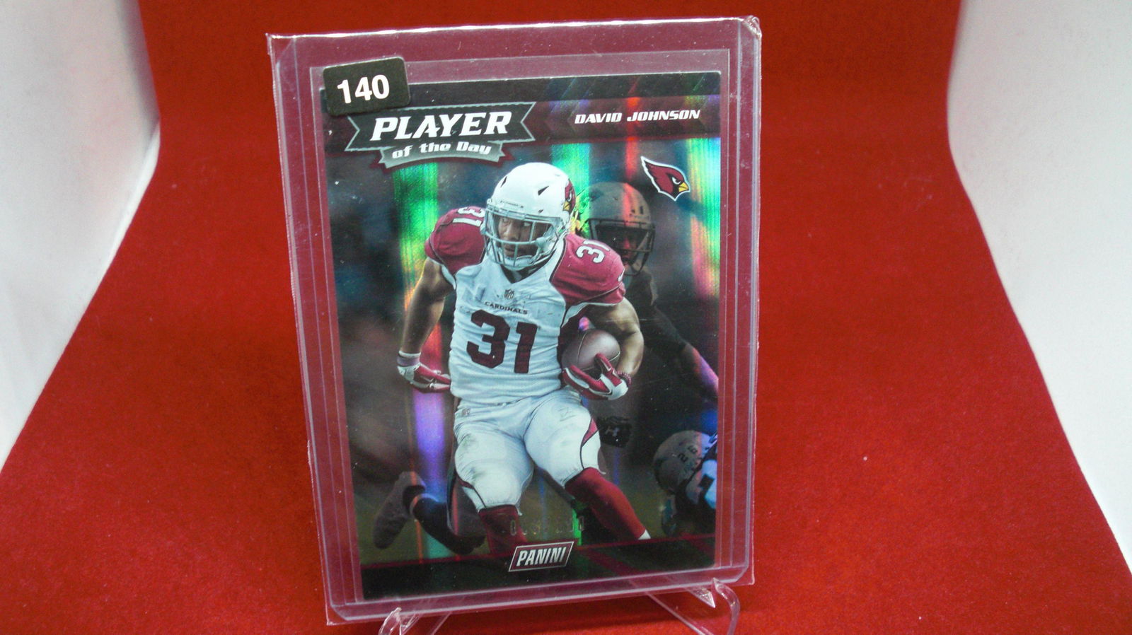 david johnson #006/150: in top loader