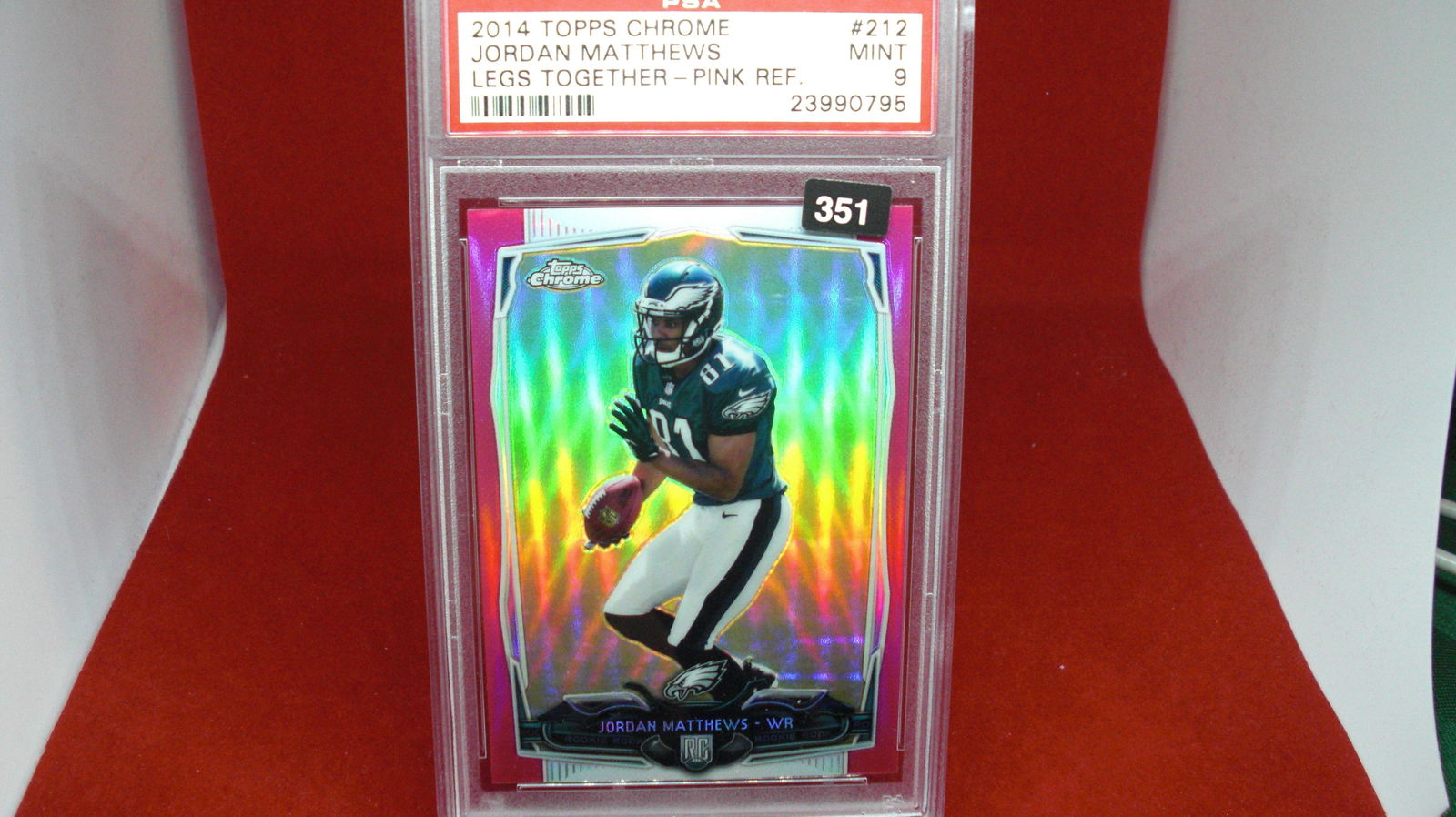 psa graded 2014 jordan matthews mint 9 #190/399 (1 of 1)