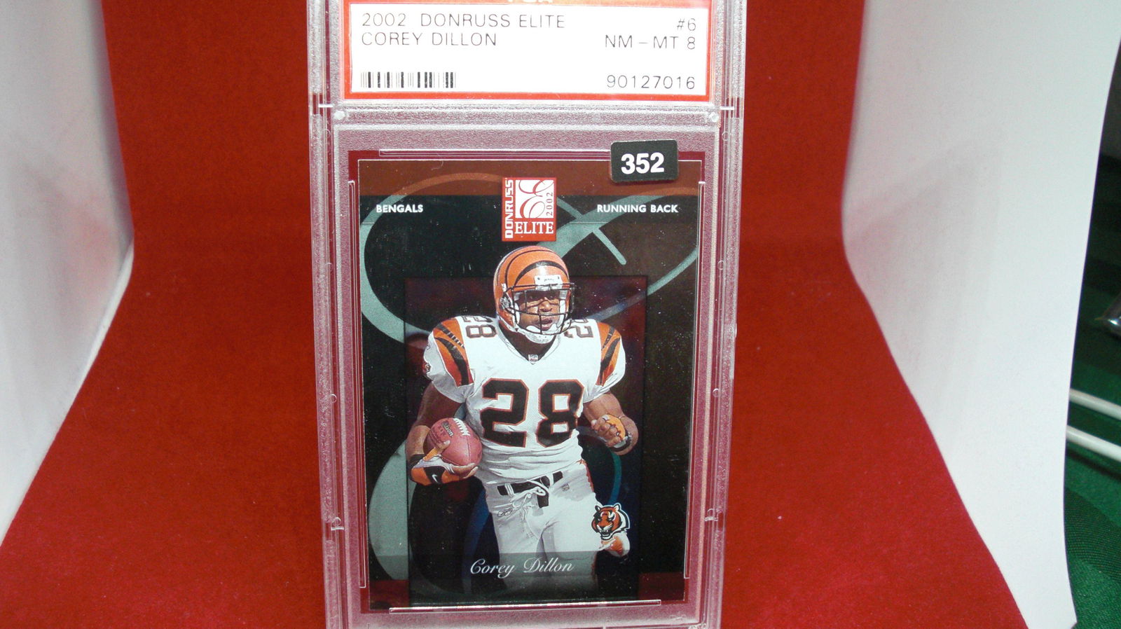 psa graded 2002 corey dillon mint 8 (1 of 1)