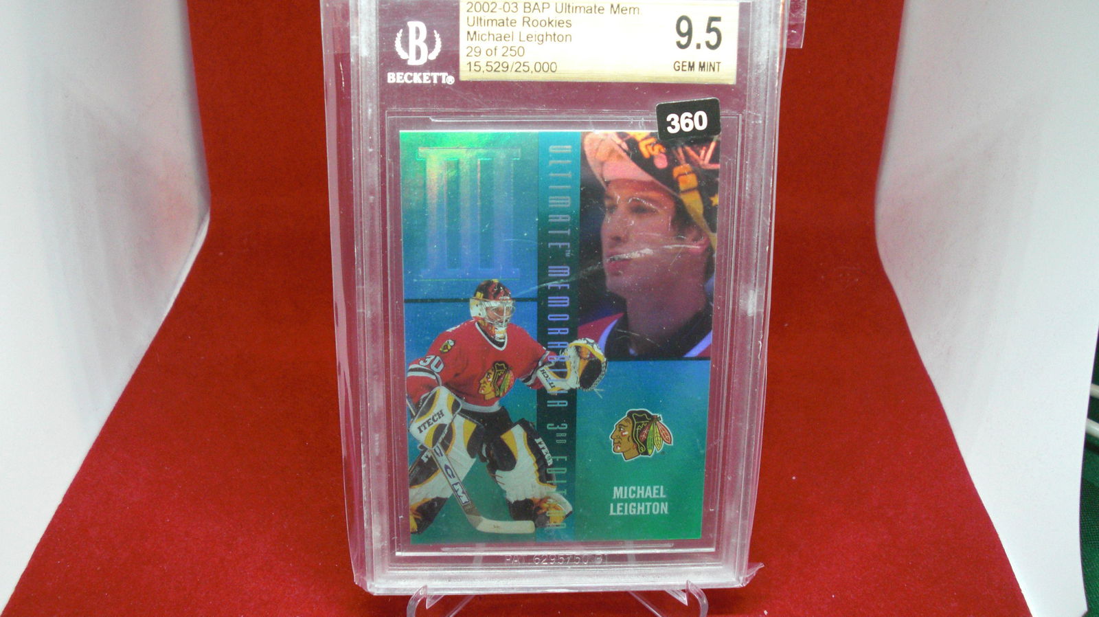 beckett graded 2002 michael leighton mint 9.5 (1 of 1)