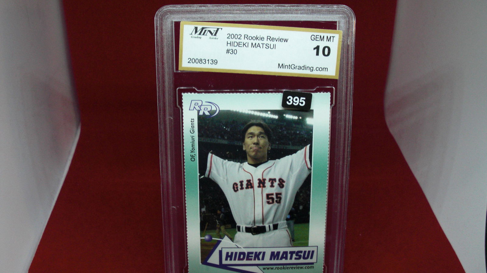 mint graded 2002 rookie hideki matsui mint 10 (1 of 1)