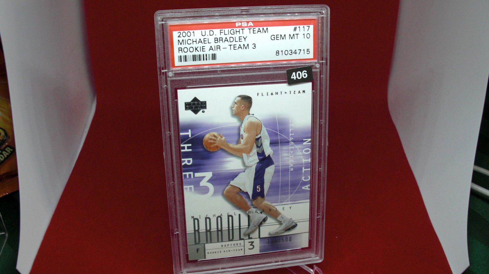 psa graded 2001 michael bradley mint 10 (1 of 1)