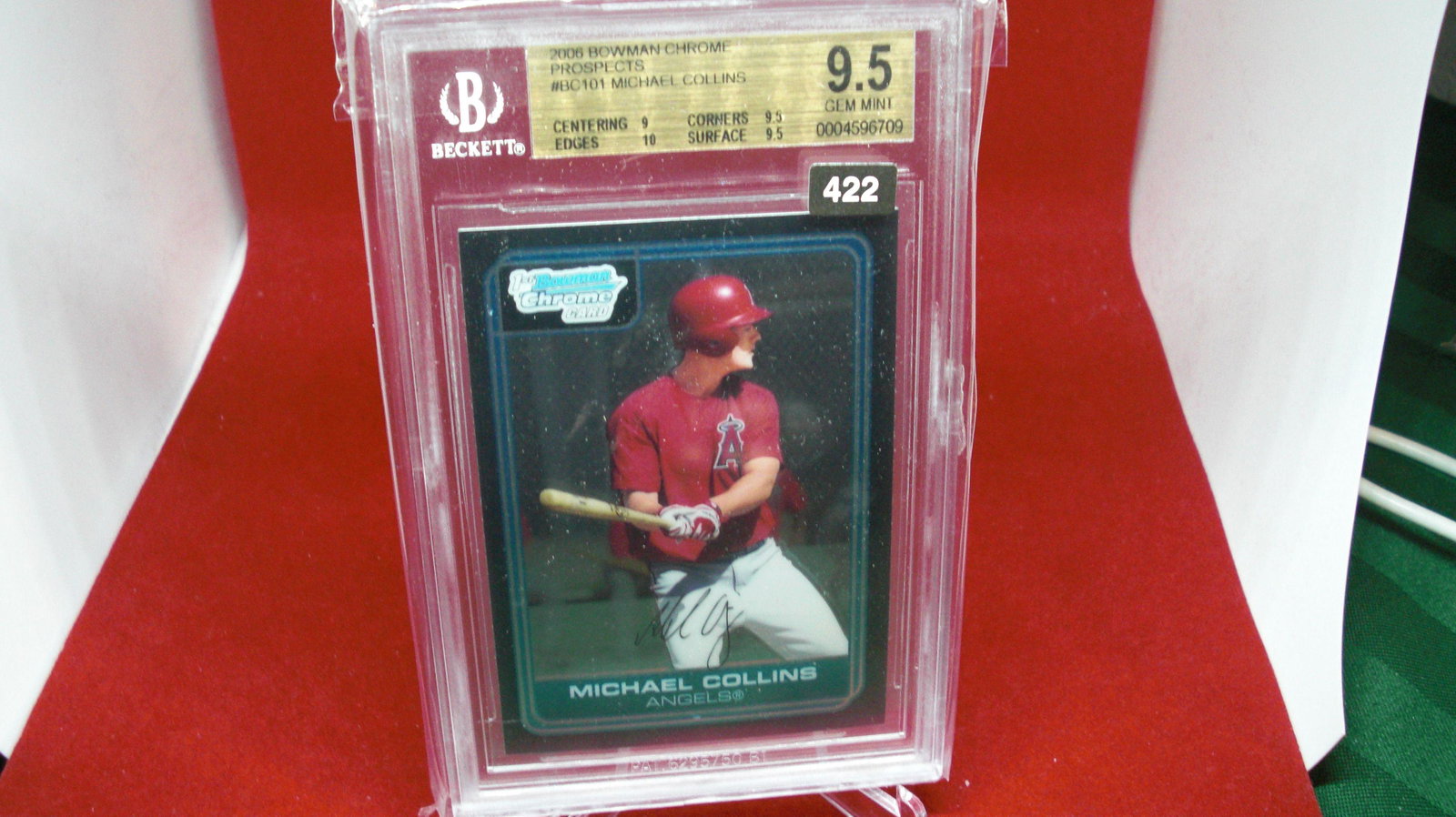 beckett graded 2006 michael collins mint 9.5 (1 of 1)