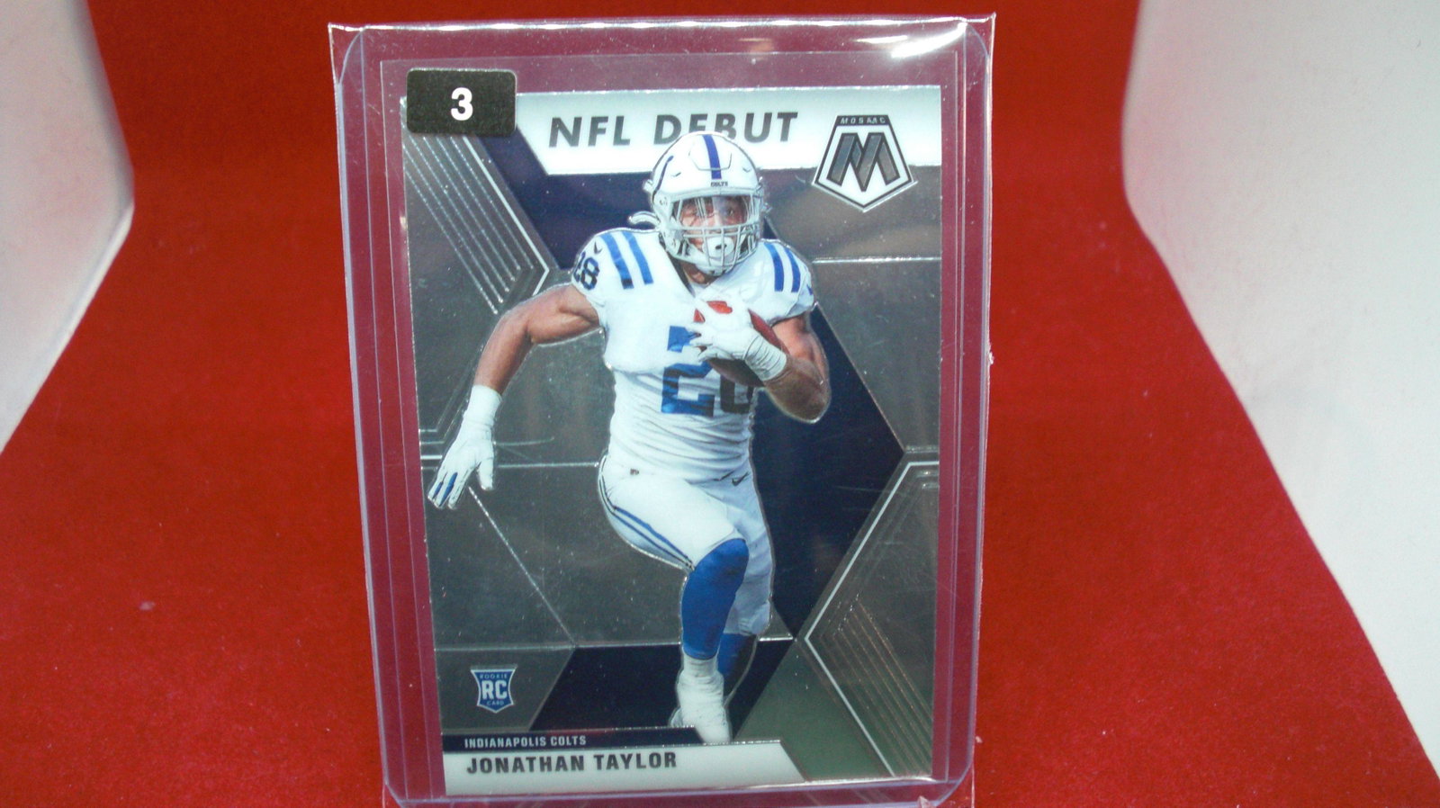 jonathan taylor rookie mosaic: in top loader