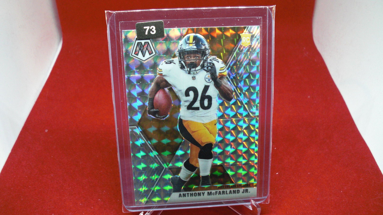anthony mcfarland jr rookie mosaic: in top loader
