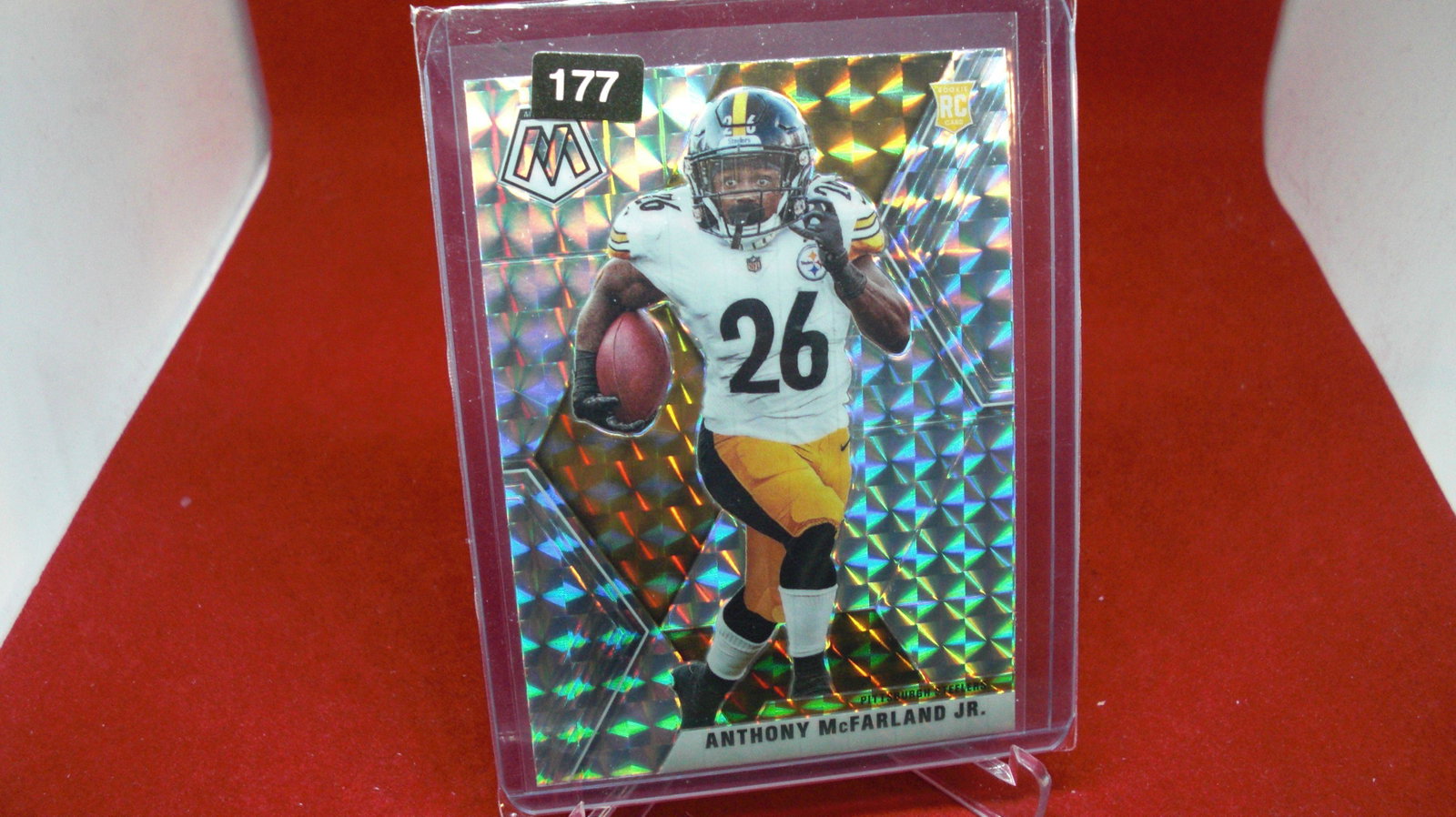anthony mcfarland jr rookie mosaic: in top loader