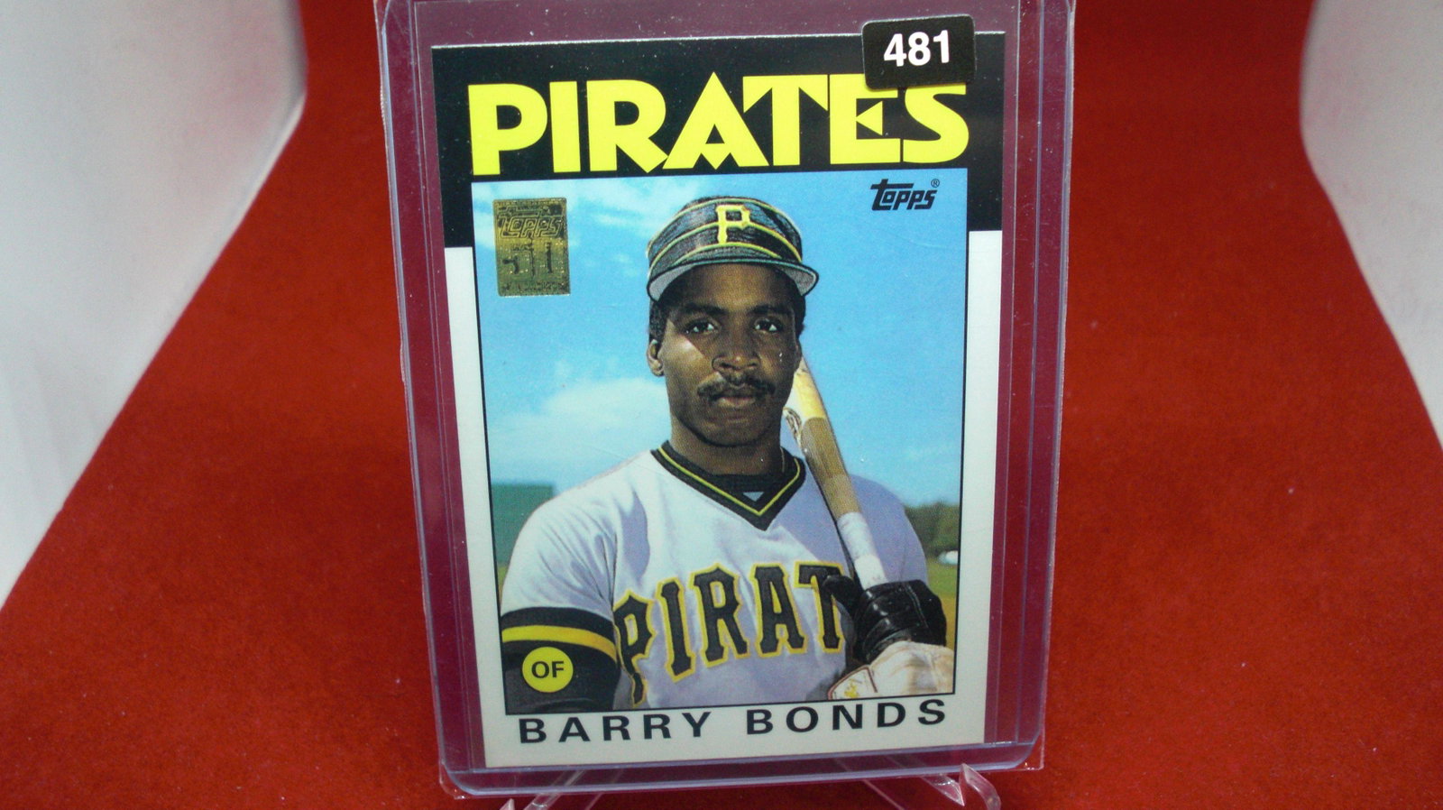 barry bonds: in top loader