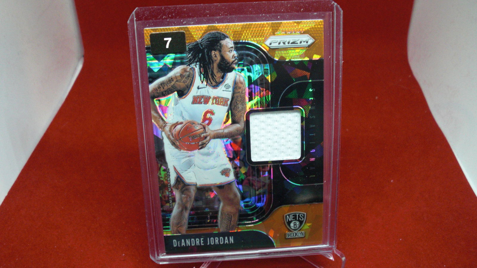 deandre jordan orange prizm jersey (1 of 1)
