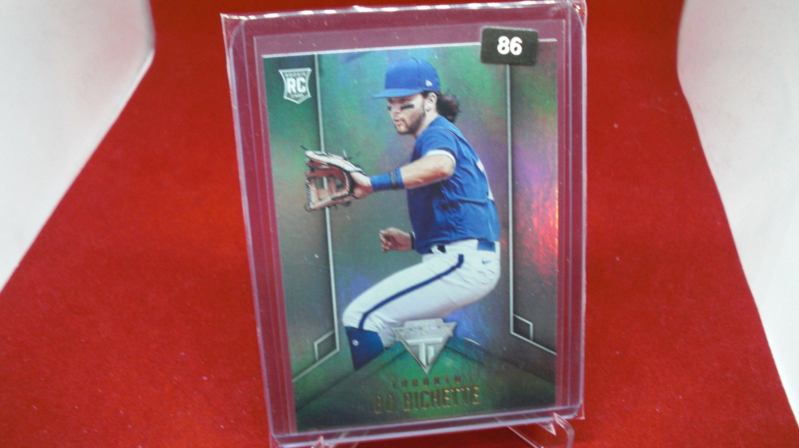 bo bichette rookie: in top loader