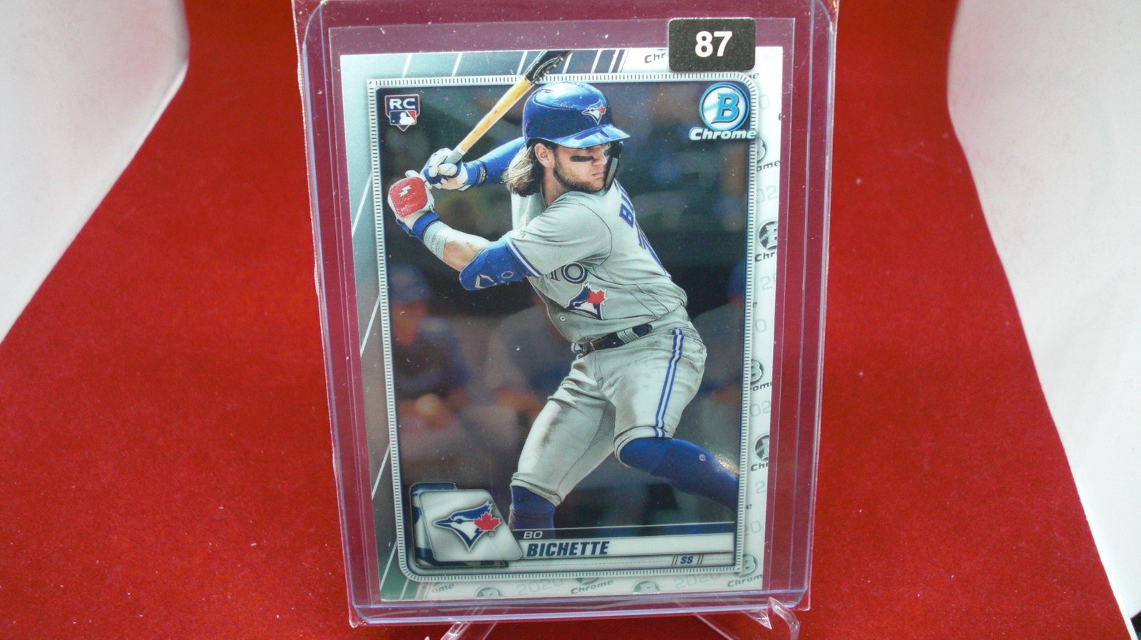 bo bichette rookie: in top loader