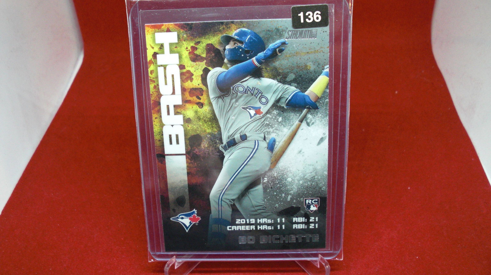 bo bichette rookie: in top loader