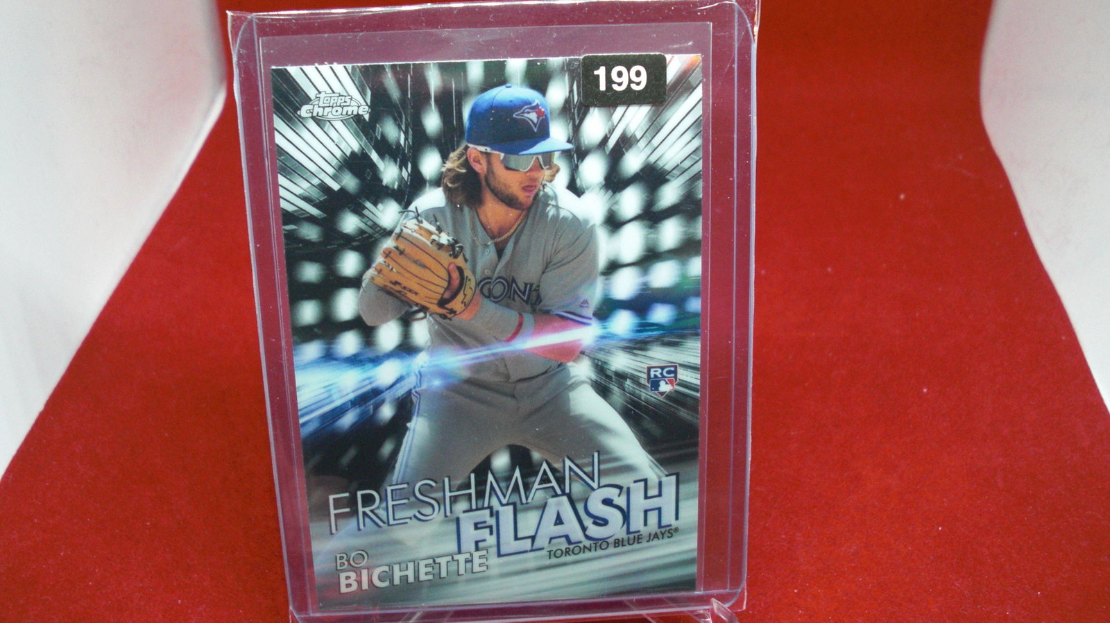 bo bichette rookie: in top loader