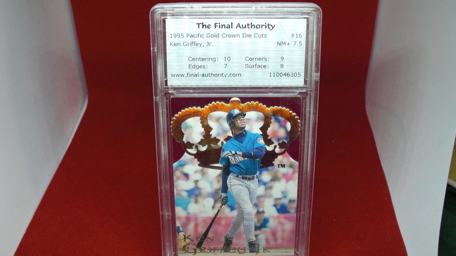 final authority graded ken griffey jr mint 7.5 (1 of 1)