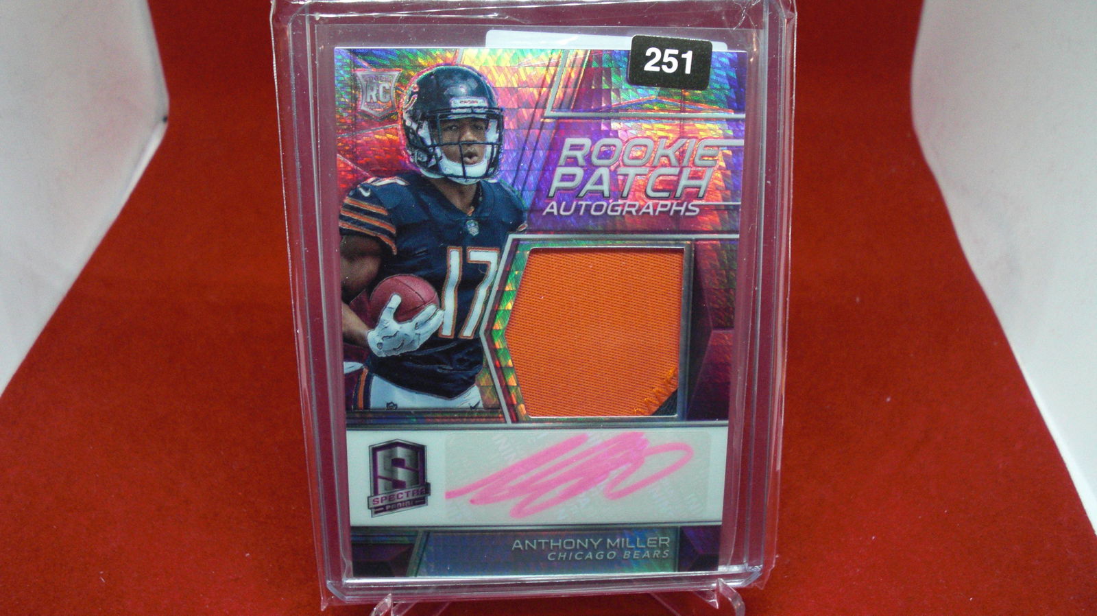 anthony miller spectra rookie patch jersey signature (1 of 1)