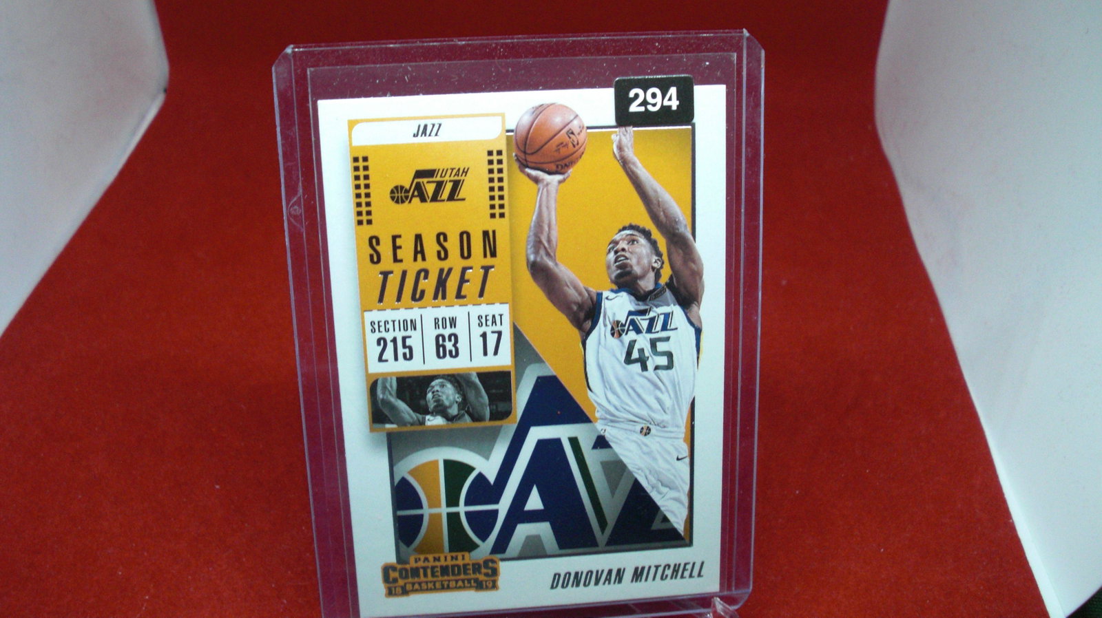donovan mitchell: in top loader
