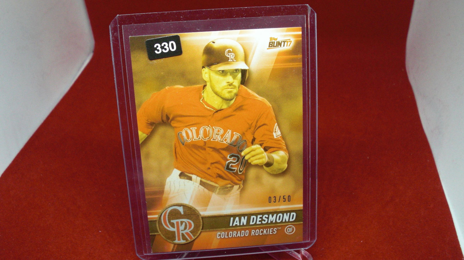 ian desmond #03/50: in top loader
