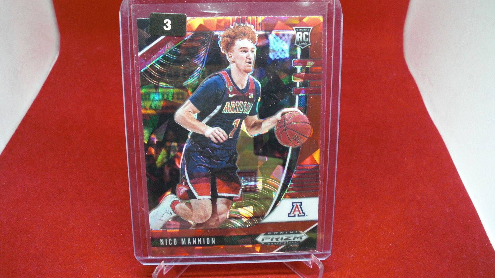 nico mannion red prizm rookie (1 of 1)