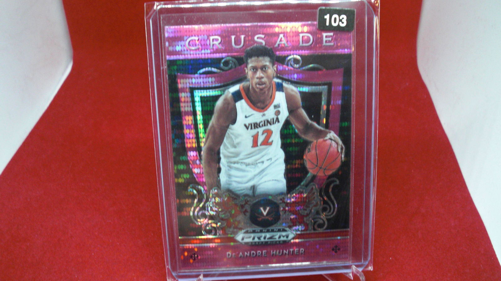 deandre hunter pink crusade prizm (1 of 1)