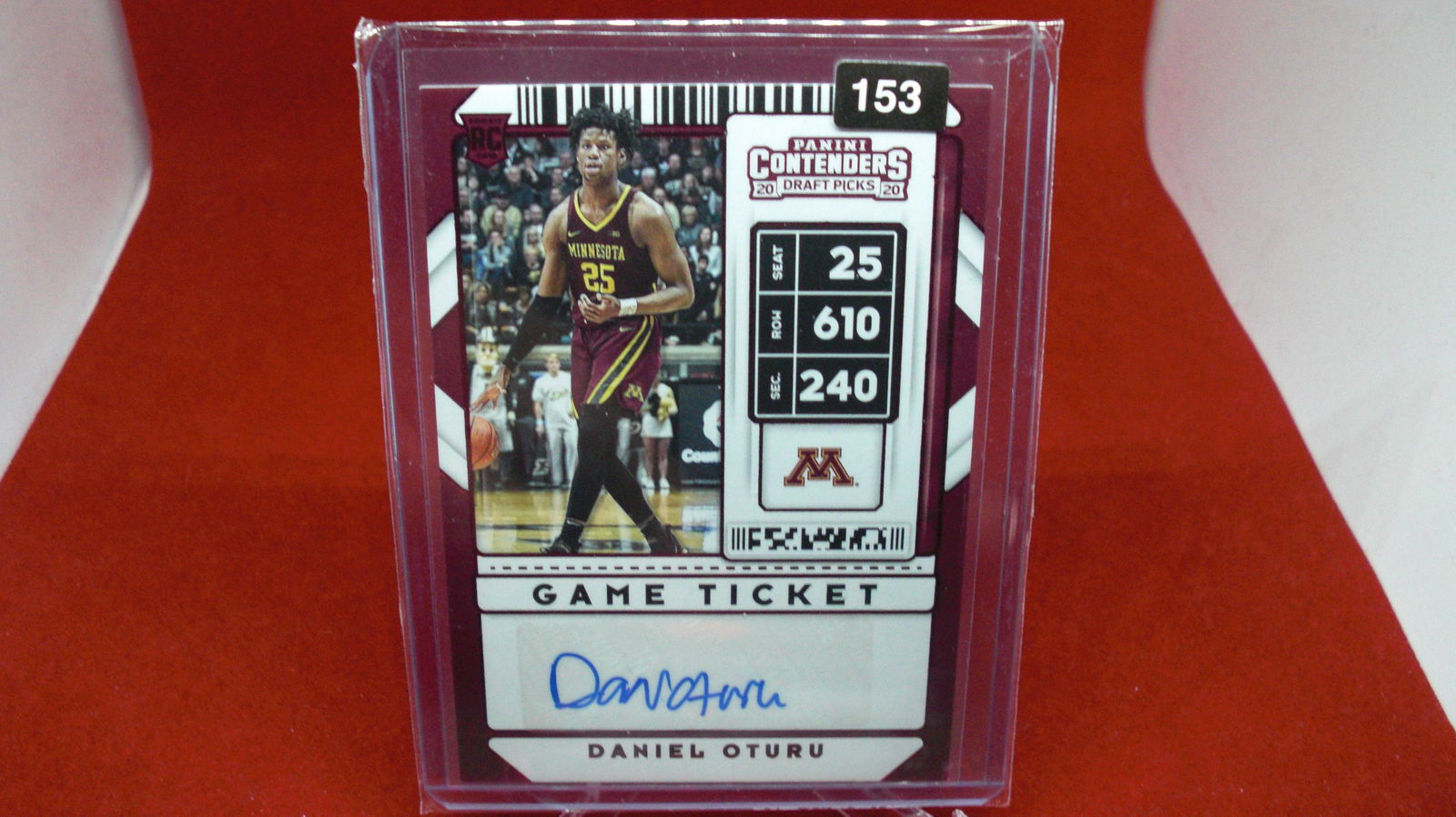 daniel oturu rookie signature (1 of 1)