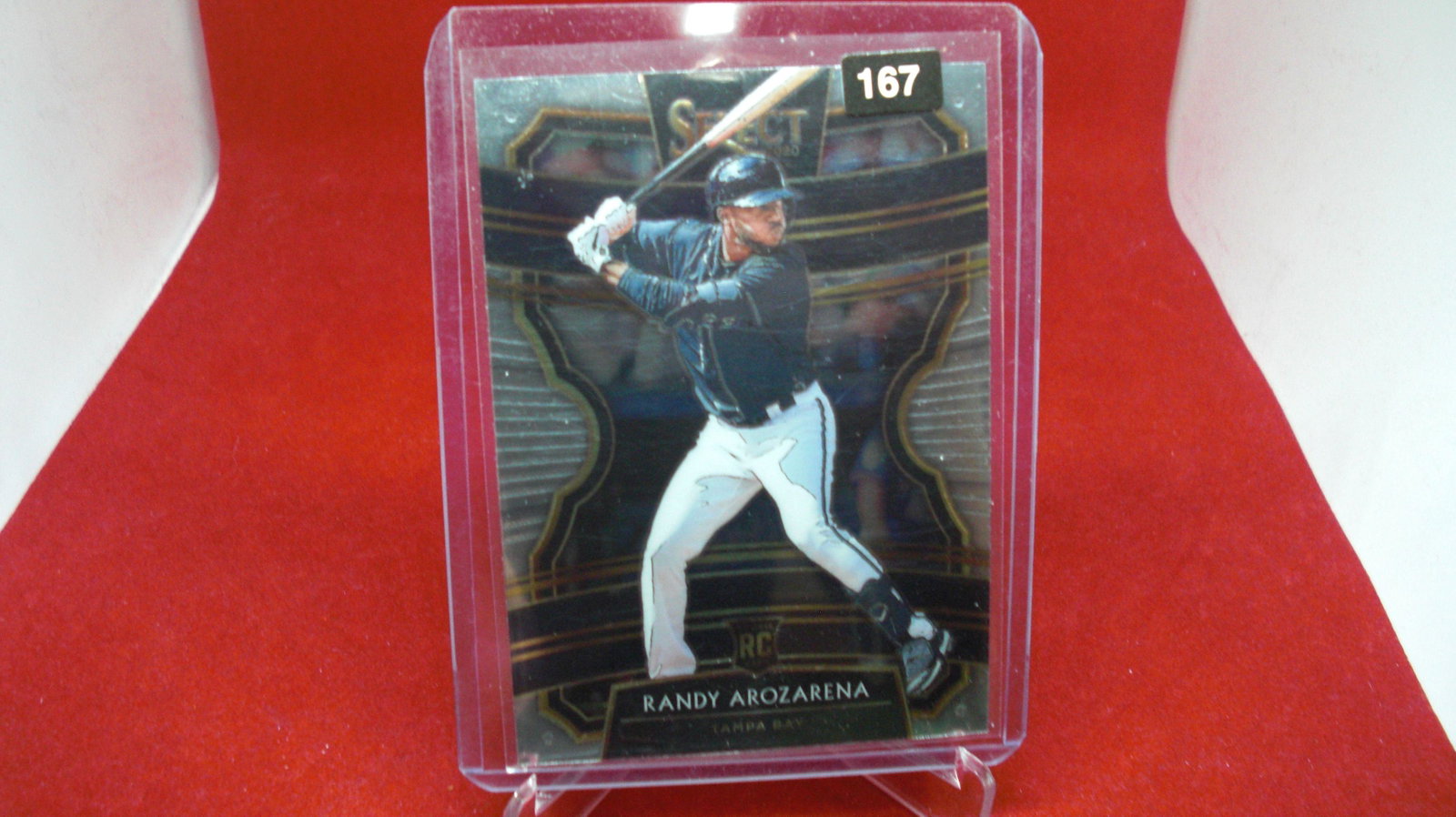 randy arozarena rookie select: in top loader