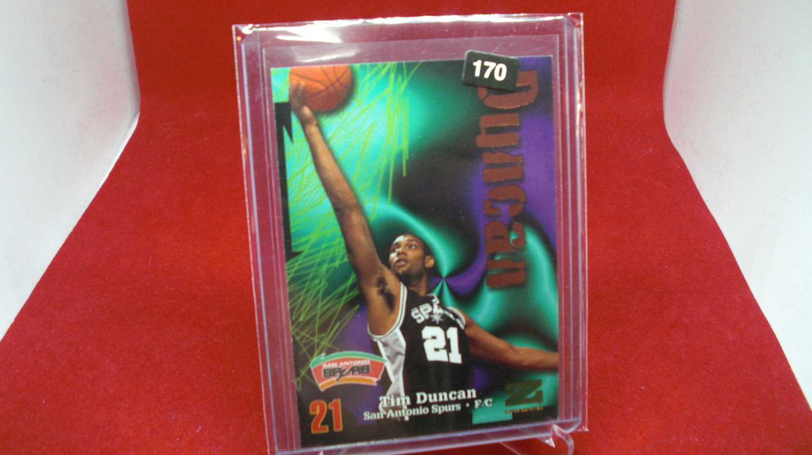 tim duncan: in top loader