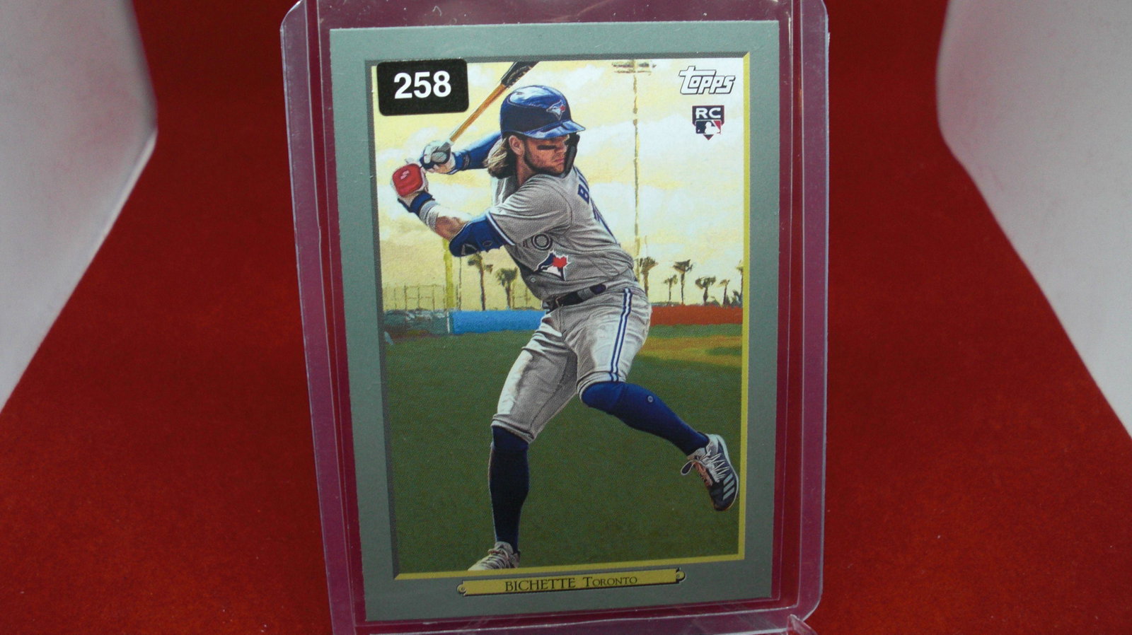 bo bichette rookie: in top loader