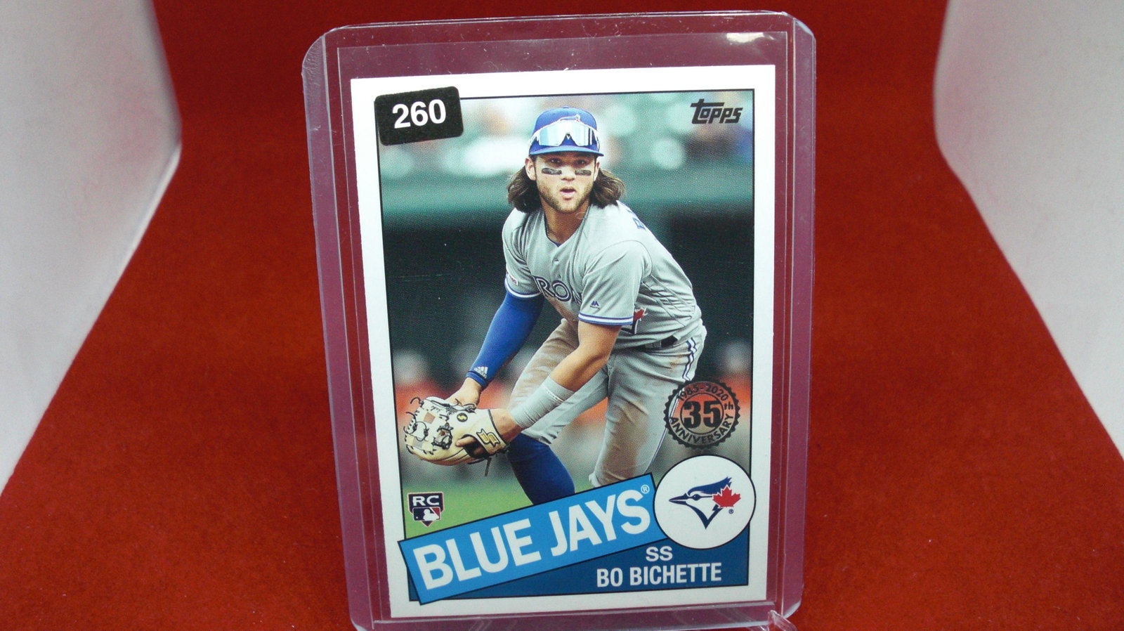bo bichette rookie: in top loader