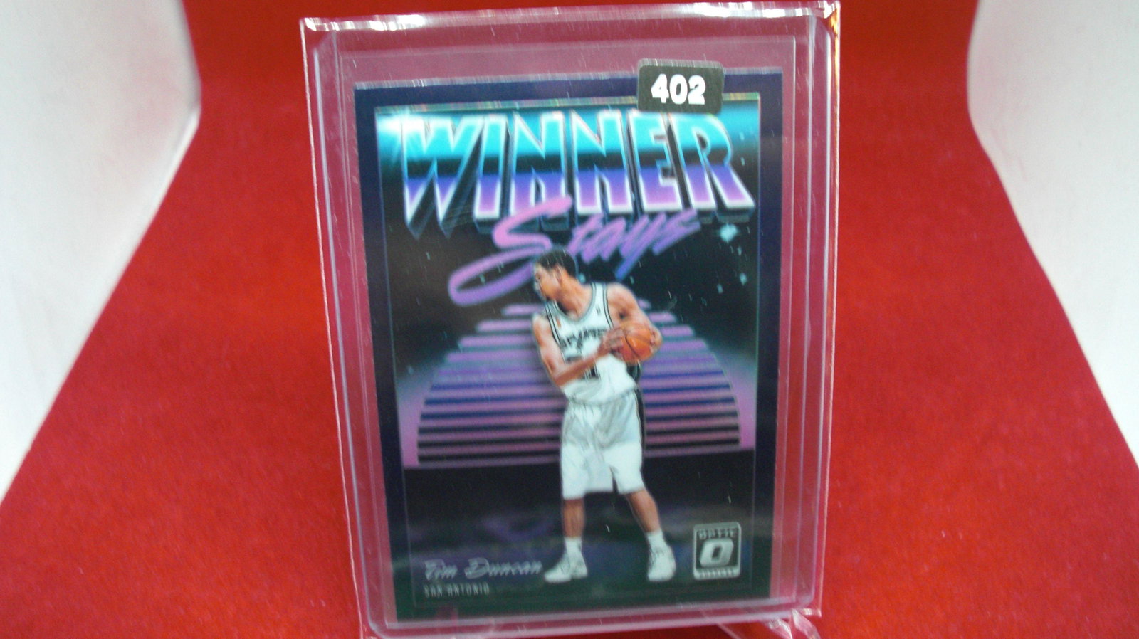 tim duncan optic: in top loader